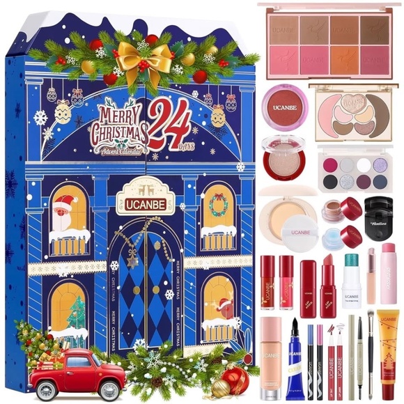 UCANBE Limited-Edition Luxury Makeup Advent Calendar 2025 for Women Teens Tweens - Picture 1 of 6